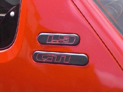 Peugeot 205 GTI Pillar Decals