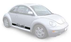 Porsche Style Decals for VW Beetle
